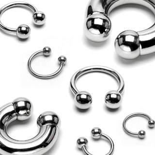 Hevosenkenkä 1,2mm|Steel Circular Barbell with 3mm Balls