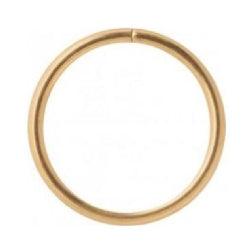 Piercing ring 1mm, Essential Flex – bendable ring made of surgical steel (gold)