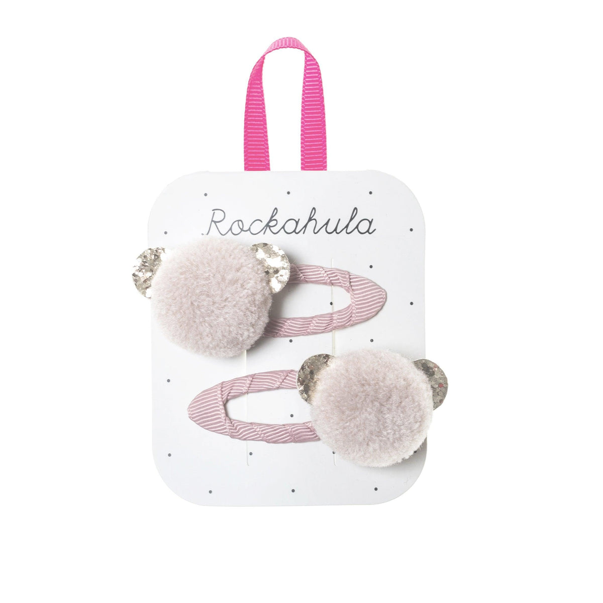Hiuskoru/pinni, Rockahula KIDS|Billie Bear Pom Pom Clips