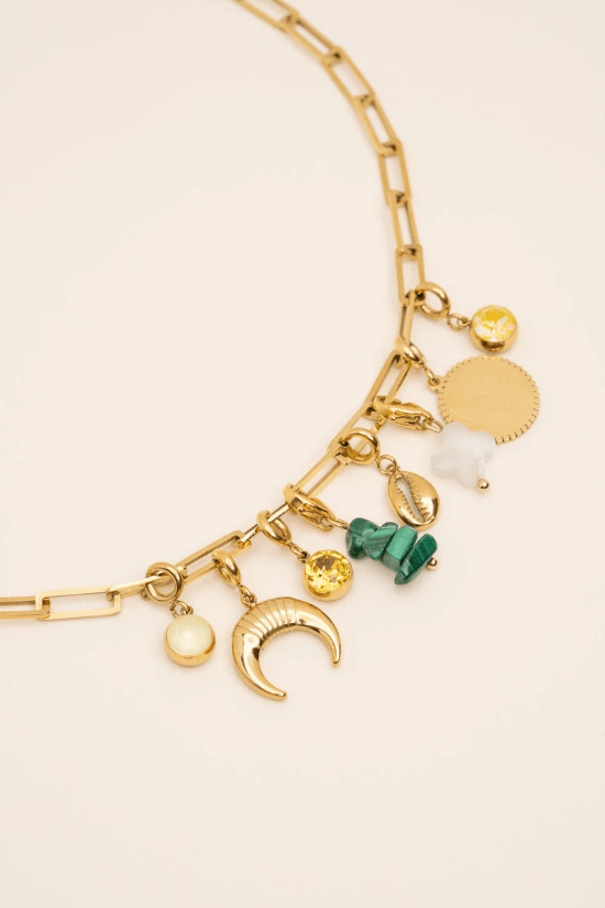Mascot/pendant, BOHM PARIS|Lockie Charm Cassy nuances neutres