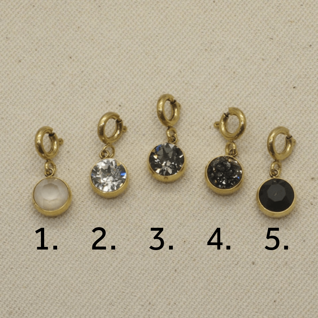 Mascot/pendant, BOHM PARIS|Lockie Charm Cassy nuances neutres