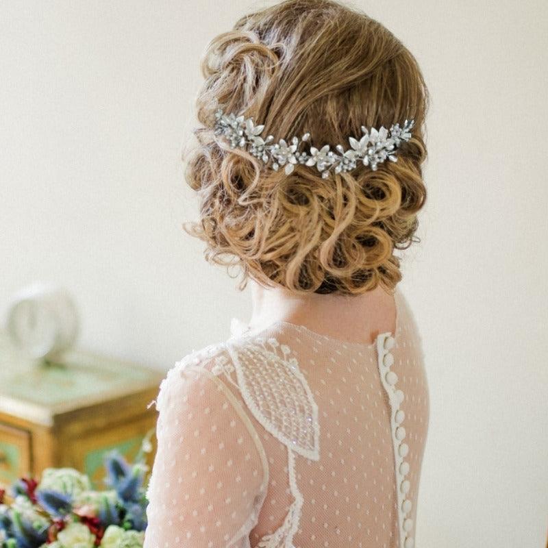 Hiuskoru, ATHENA BRIDAL|Exquisite Flower Crystal Hair Vine