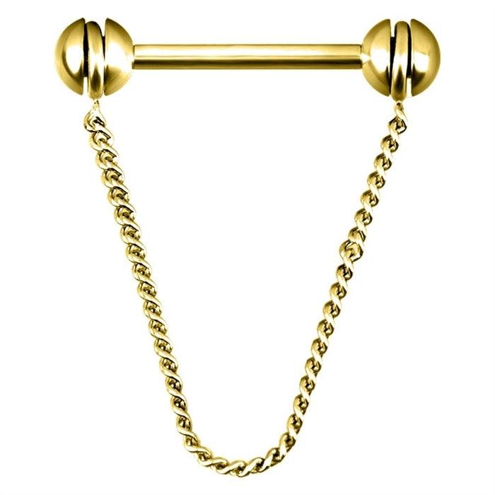 Nännikoru, Steel Zirconline® Rotating Chain Nipple Barbell