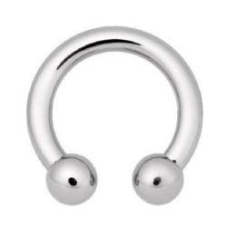 Hevosenkenkä 1,6mm|Steel Circular Barbell with 4mm Balls