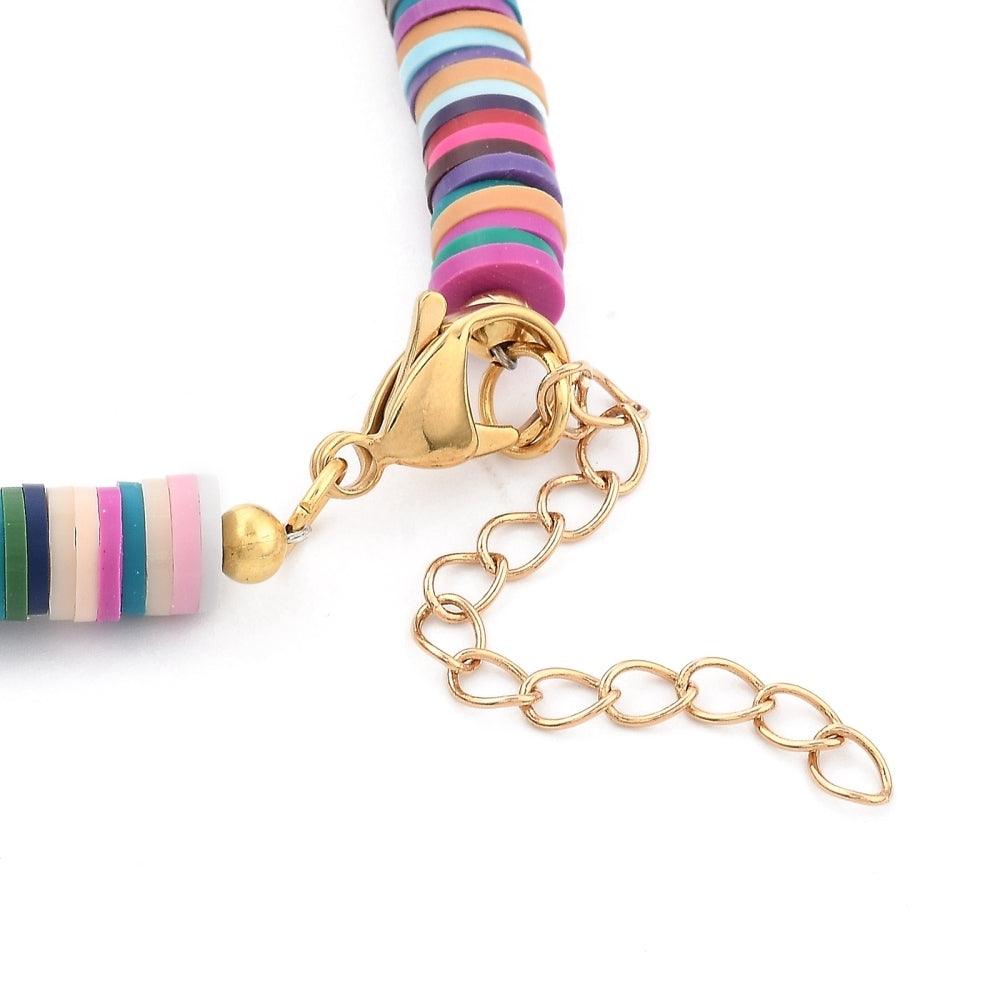Kaulakoru, FRENCH RIVIERA|Multicolor Surf Necklace with Pearl