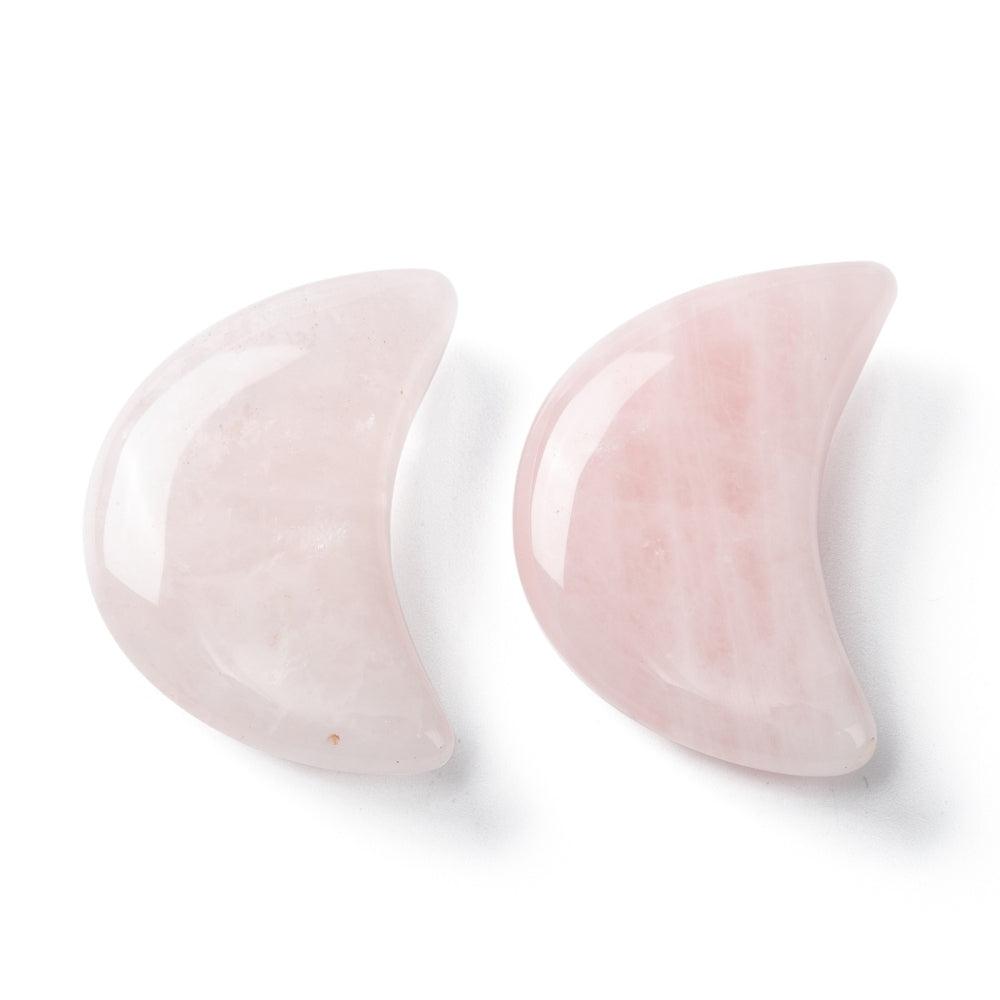 Luonnonkivi, HEALING CRYSTALS|Rose Quartz Crescent