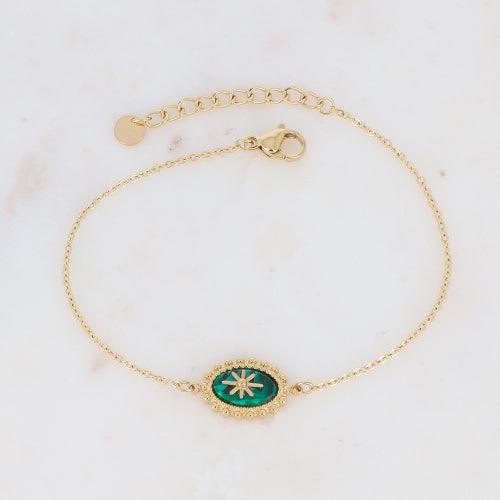 Rannekoru, BOHM PARIS|Bracelet Malina -malachite