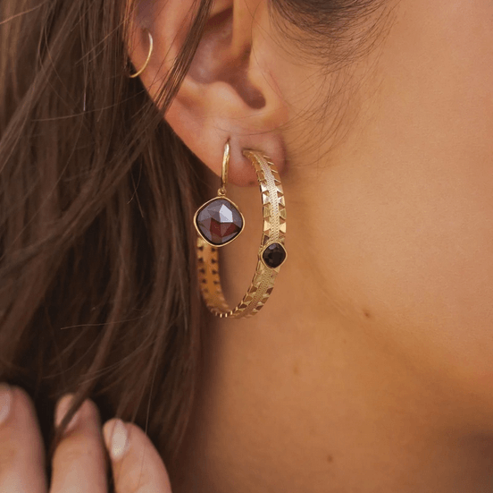 Korvakorut, BOHM PARIS|Boucles Léa -amethyst