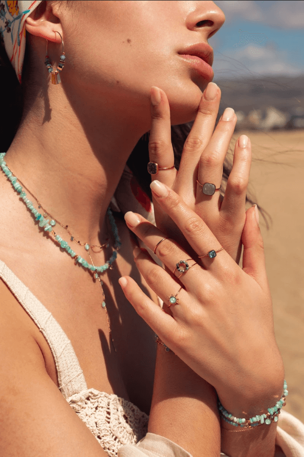 Sormus, BOHM PARIS|Bague Melany -mint