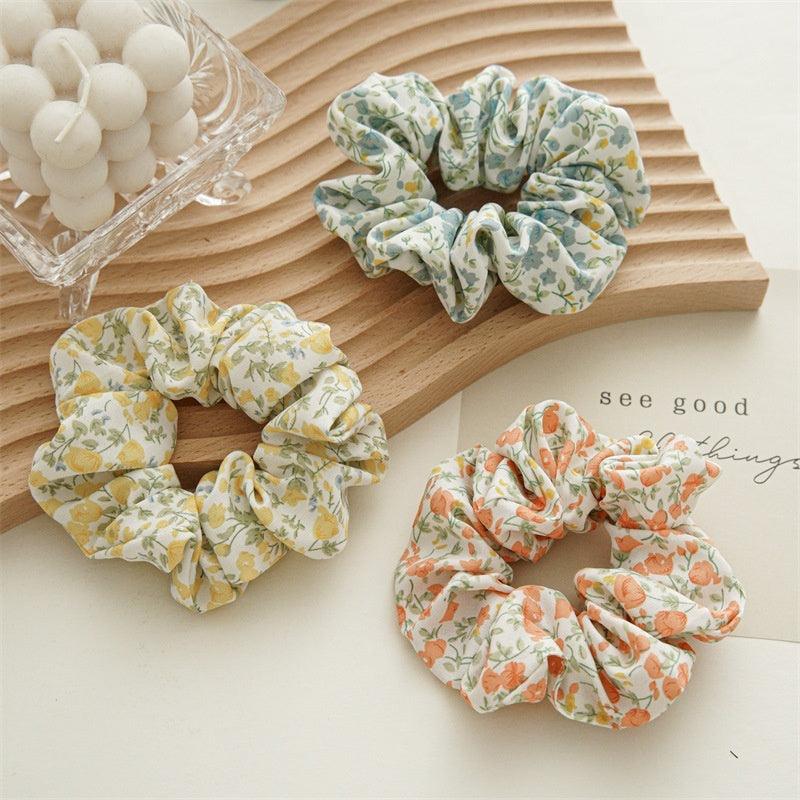 Scrunchie|SUGAR SUGAR, Autumn Flowers -kukallinen hiusdonitsi