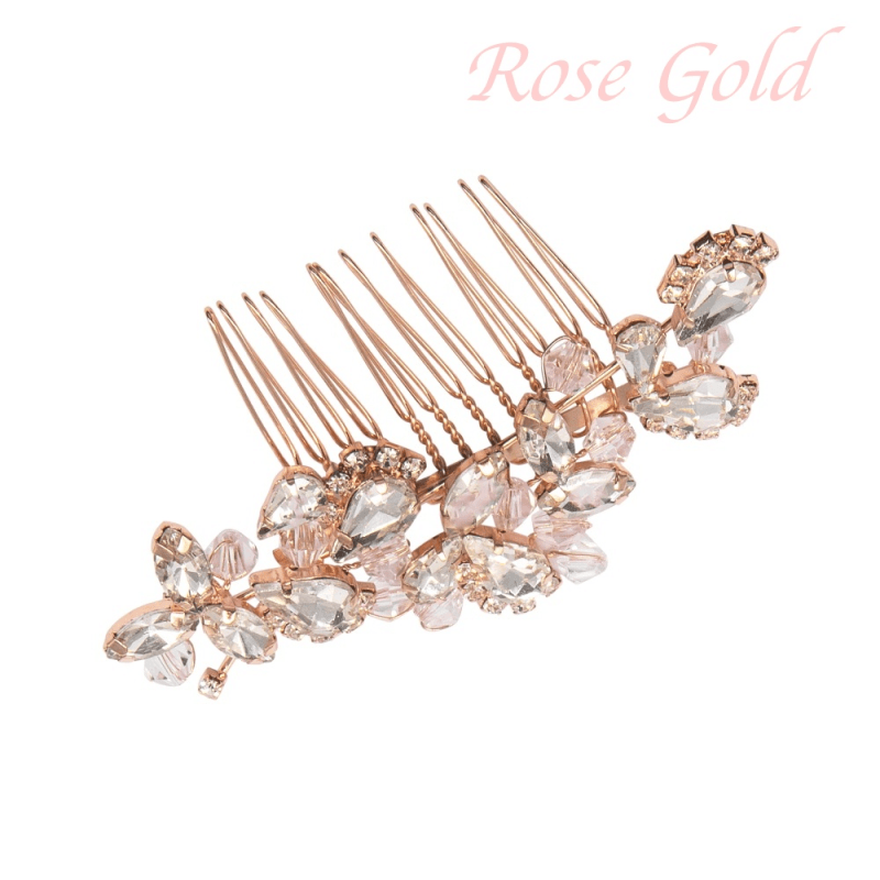 Hiuskoru, ATHENA BRIDAL | Eternally Chic Comb -ruusukultainen hiuskampa