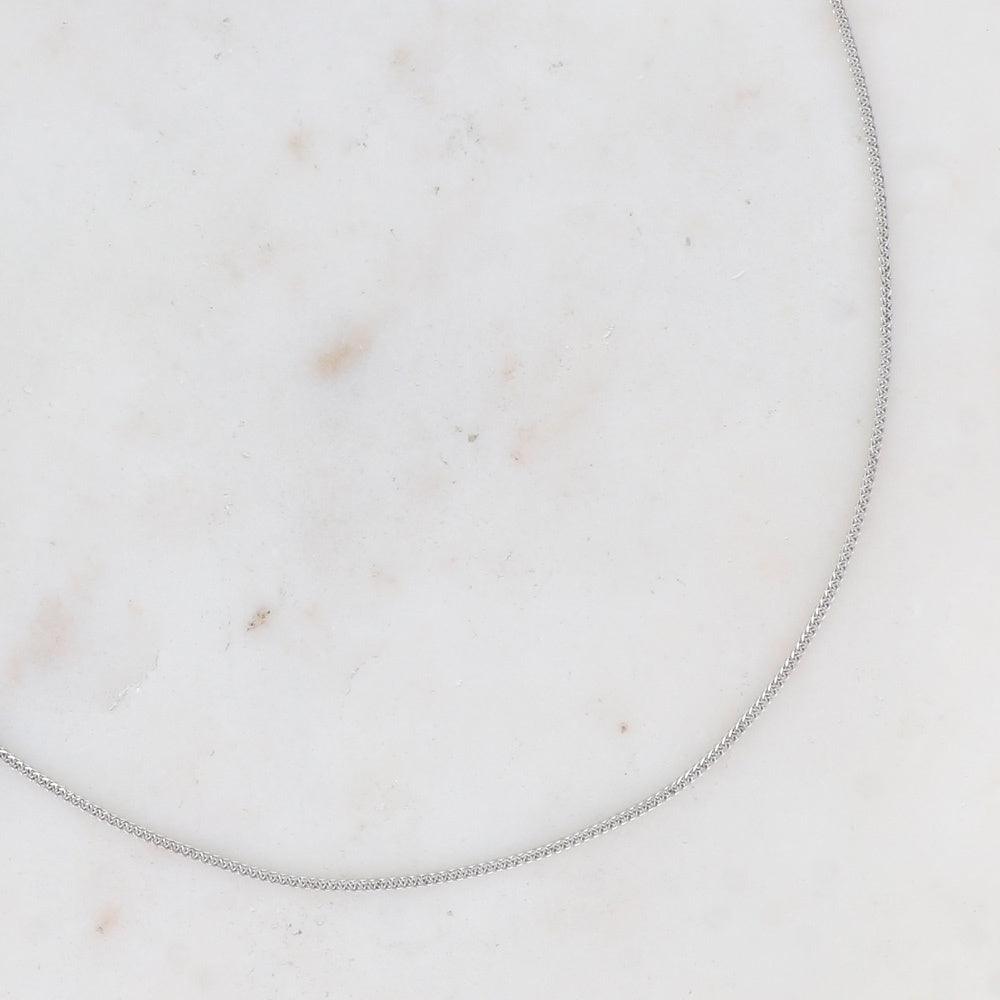 BOHM PARIS Stockholm|Collier Kim -kirurginteräsketju (hopea, 42cm)