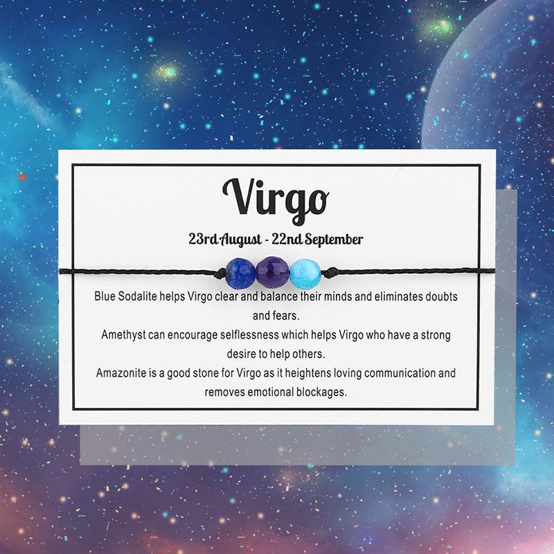 Rannekoru, Horoscope Bracelet -horoskooppikoru värillisillä kivillä