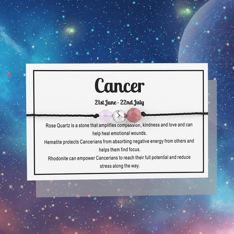 Rannekoru, Horoscope Bracelet -horoskooppikoru värillisillä kivillä