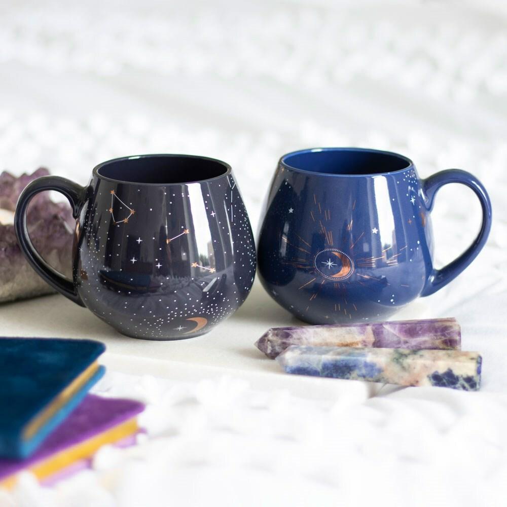 Muki, Crescent Moon Mug -tummansininen kuunsirppi muki