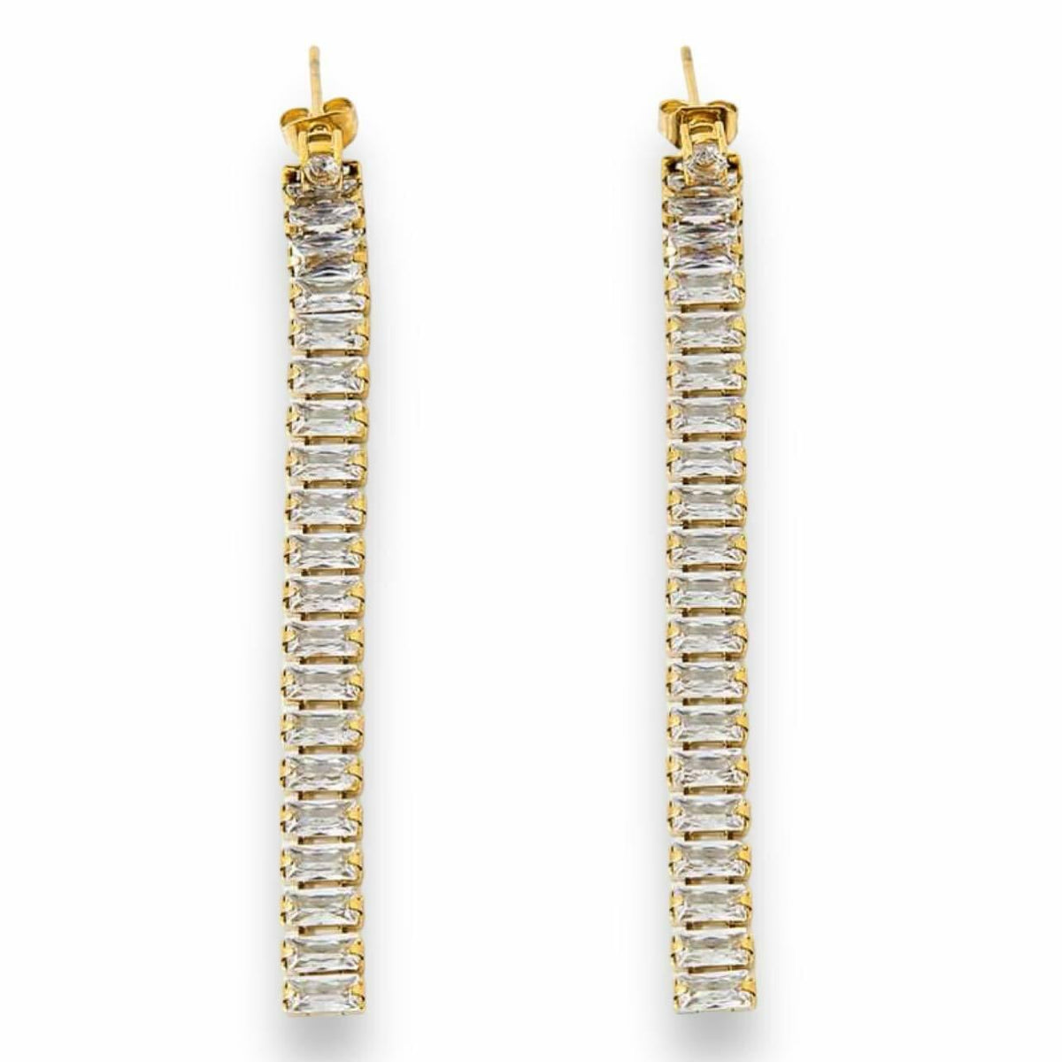 FRENCH RIVIERA|Carly Earrings - gold-colored surgical steel earrings
