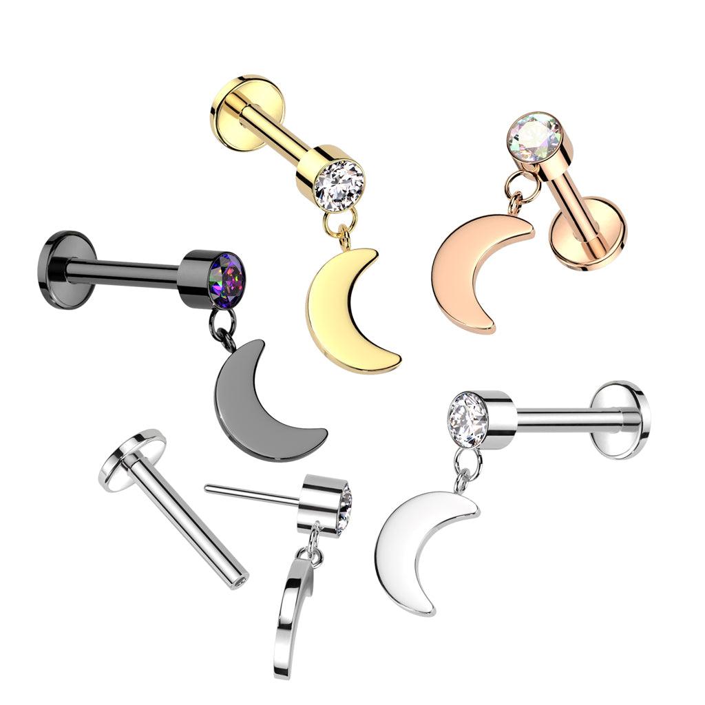 Titaani rustokoru/traguskoru, Push In Dangly Moon in Silver