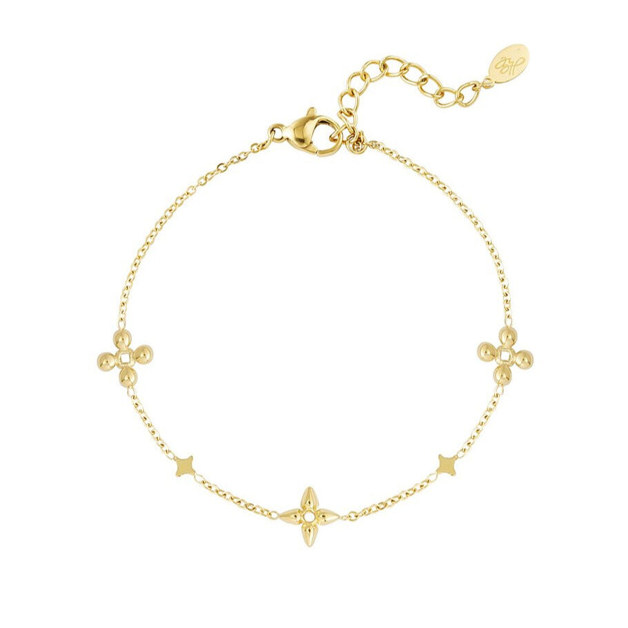French Riviera | Delphine - dainty surgical steel bracelet (gold)
