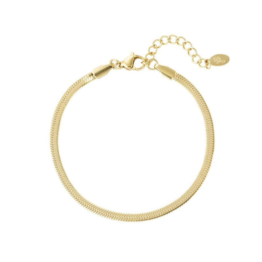 FRENCH RIVIERA | Ada flat surgical steel bracelet