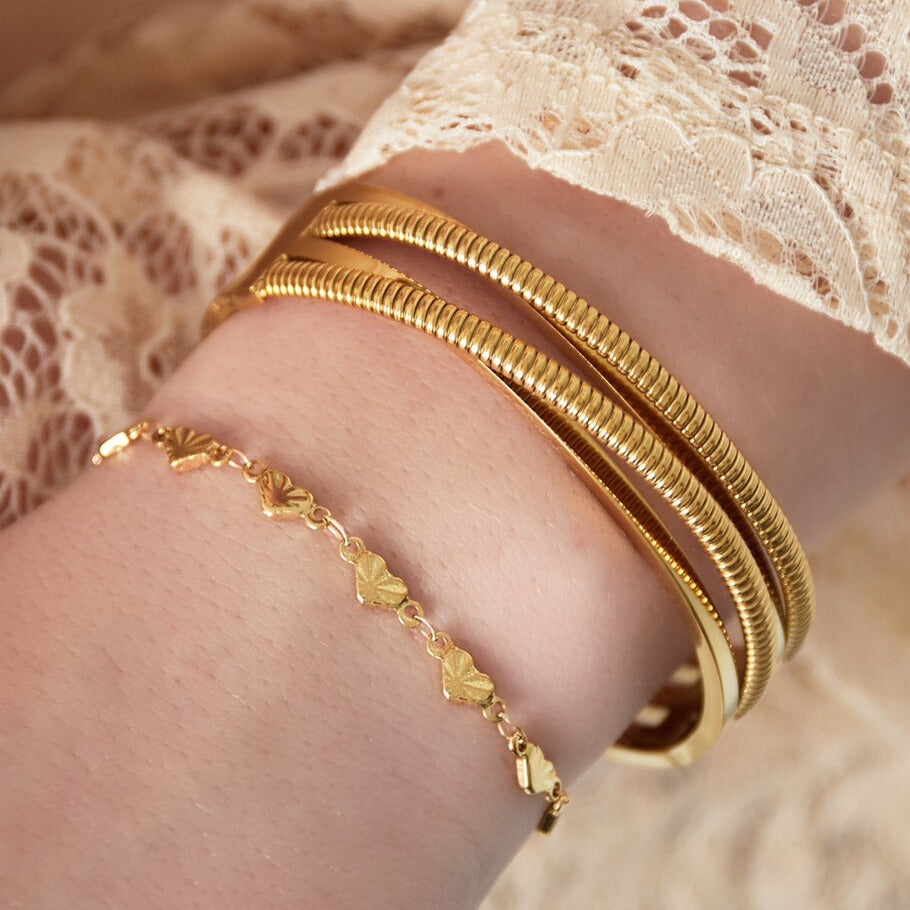FRENCH RIVIERA | Amara modern surgical steel bracelet