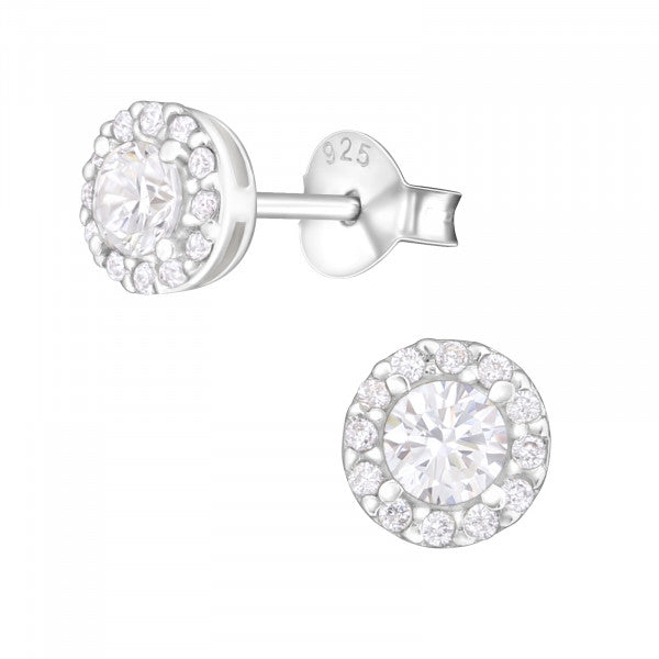 Hopeanapit, Elenora – elegantit kristallikorvakorut