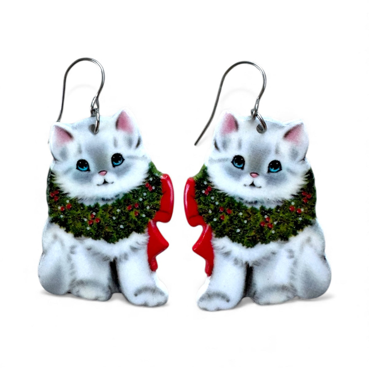 Holly Kitty – joulukissakorvakorut