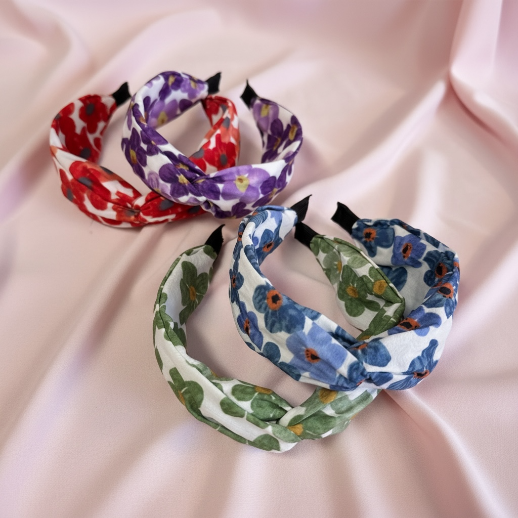 SUGAR SUGAR® | Meadow Garden COMFY – joustava hiuspanta (violetti)
