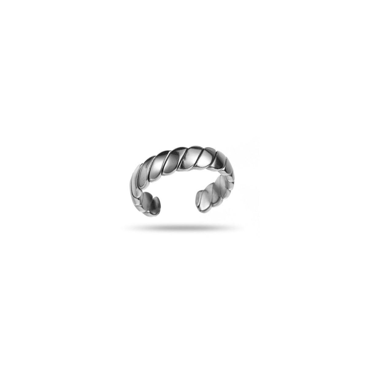 FRENCH RIVIERA | Anaëlle -simple ring in surgical steel (silver)