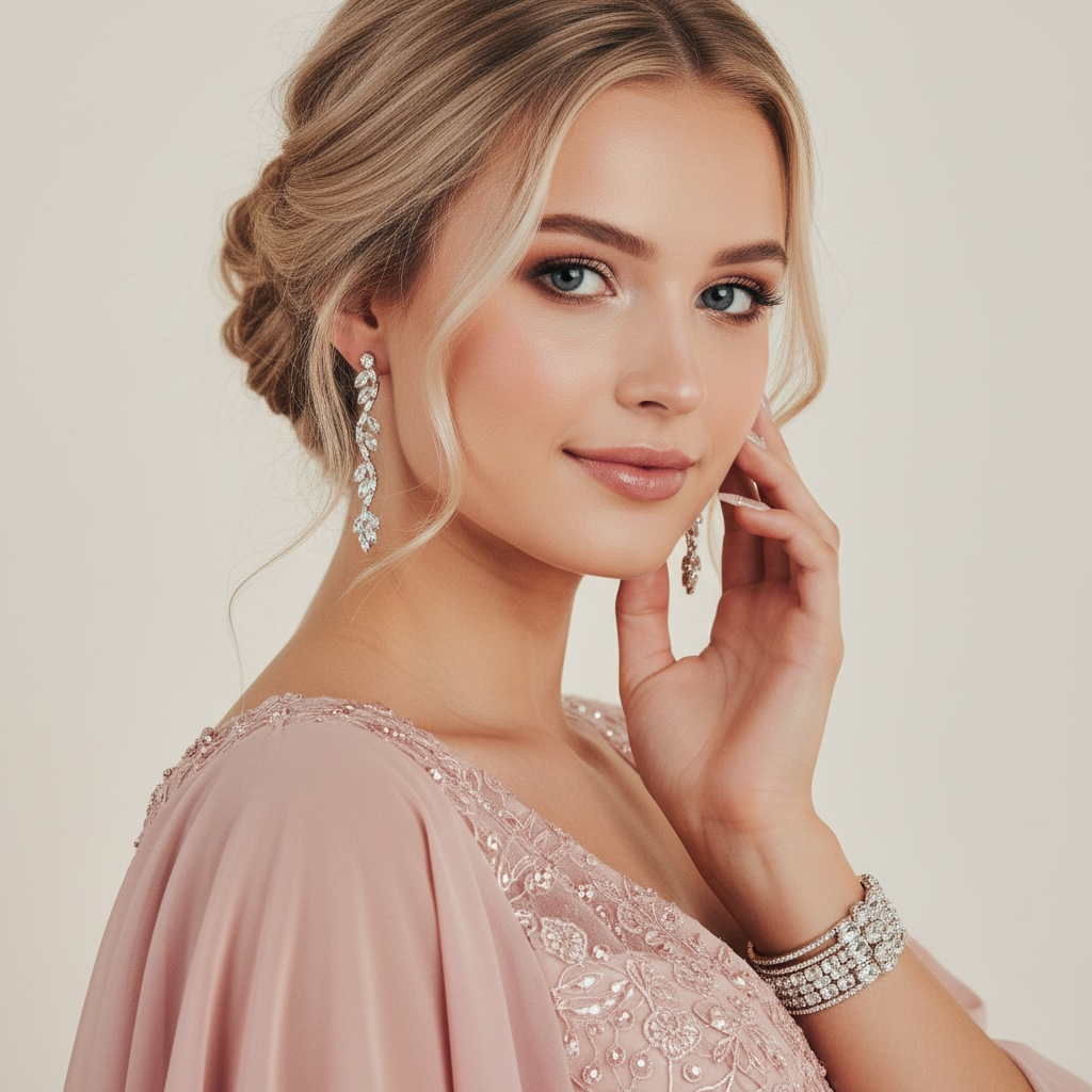 FRENCH RIVIERA | Selina Earrings - bright party earrings (gold)