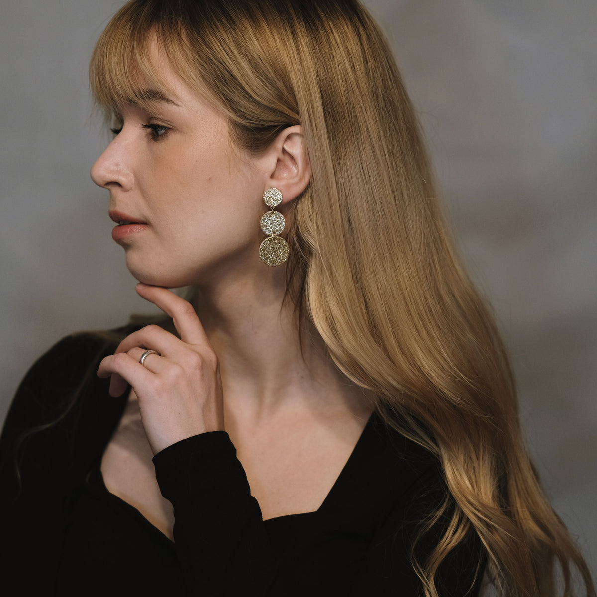 LEMPI®-korvakorut, Ilona (kultasäde kimalle)