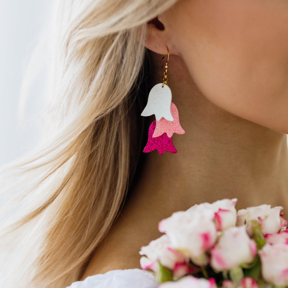 LEMPI®-korvakorut, Kesäniitty (valkoinen-pinkki-fuksia)
