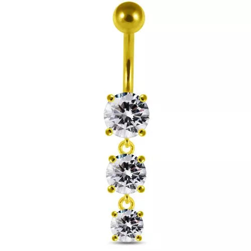 Kullattu napakoru, Luminous – kolmirivinen napakoru cubic zirconioilla