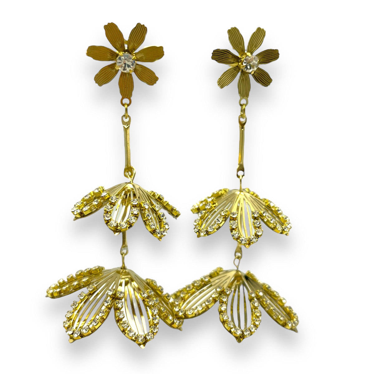 FRENCH RIVIERA|Paris by Midnight -Liliane, surgical steel earrings