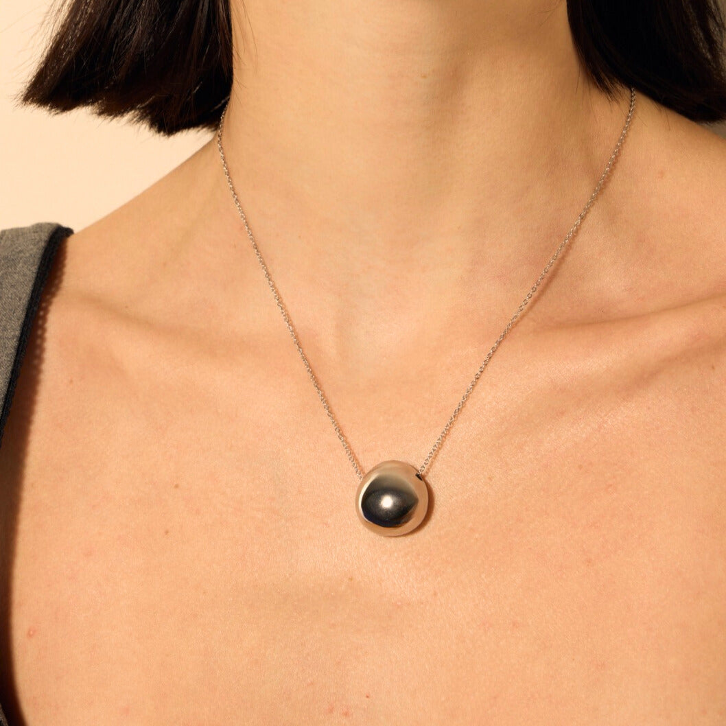 FRENCH RIVIERA | Cinzia minimalist surgical steel necklace (gold)