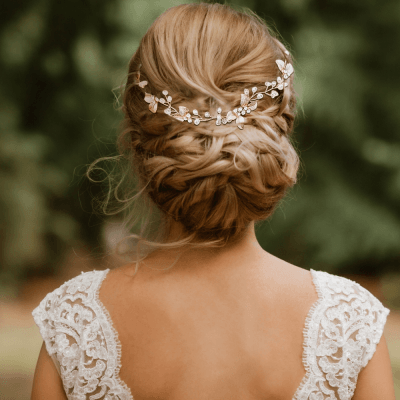 ATHENA BRIDAL | Odile -köynnösmäinen hiuskoru (kulta)