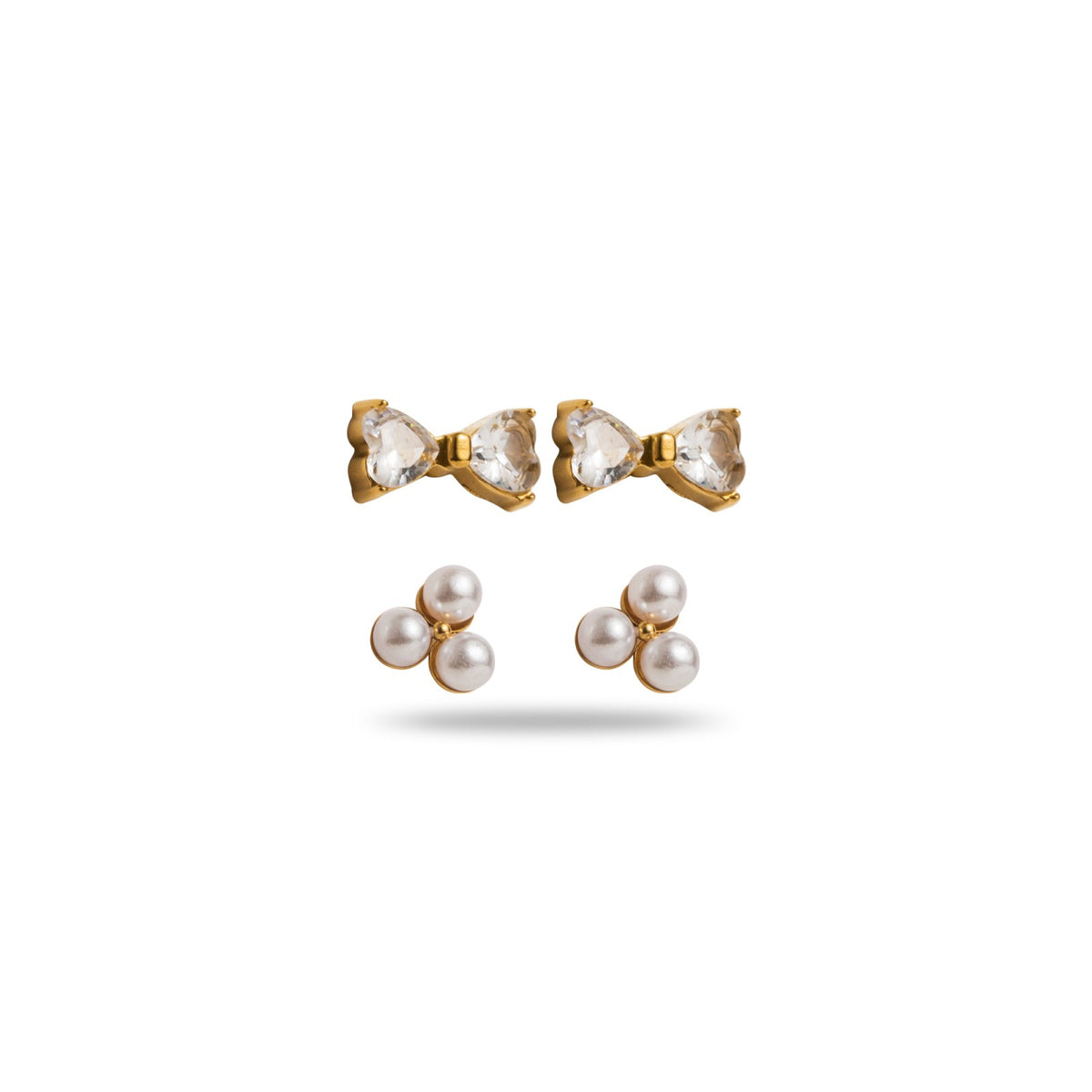 FRENCH RIVIERA | Petite Duo surgical steel button set