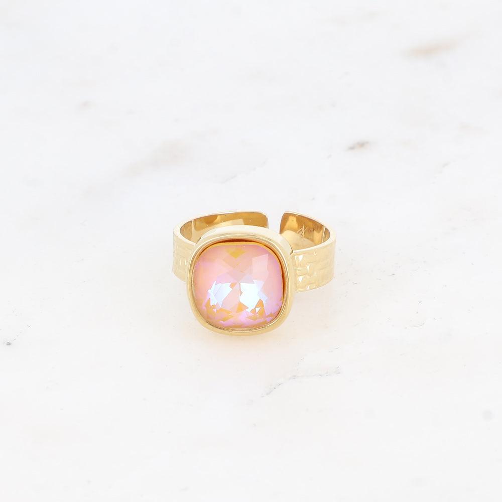BOHM PARIS | Bague Sivaria -persikkainen kirurginterässormus