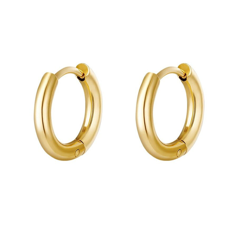 FRENCH RIVIERA | Basic Fay gold-colored surgical steel rings