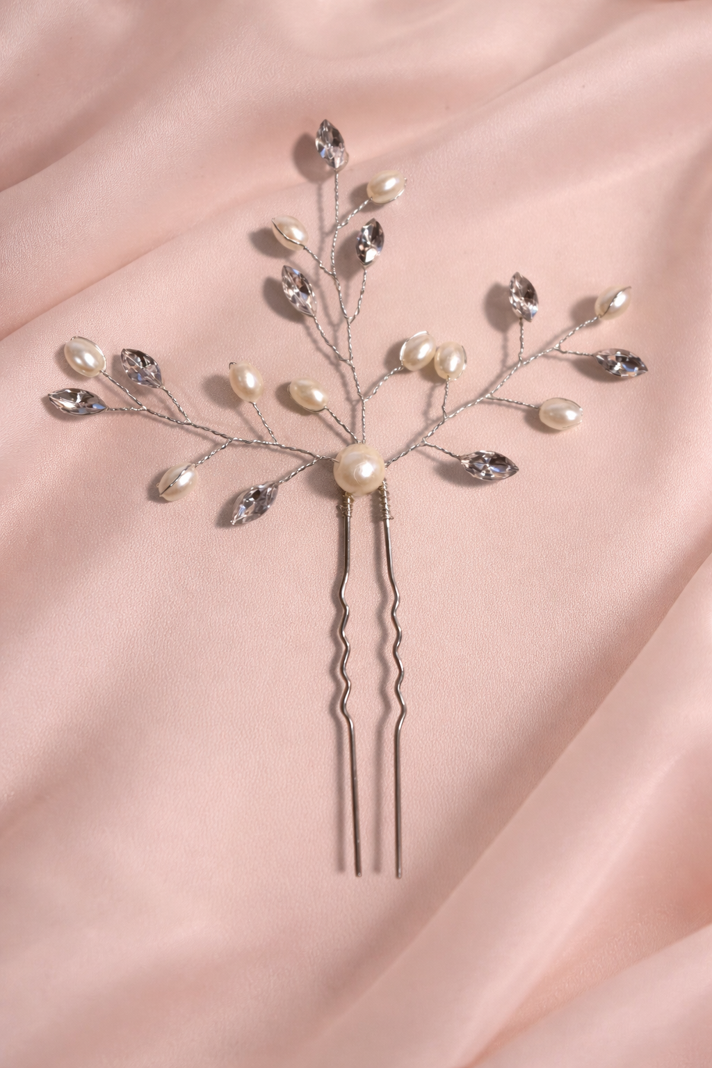 Hiuskoru, hiuskampa/ROMANCE, Elegant Hairpiece with Pearls