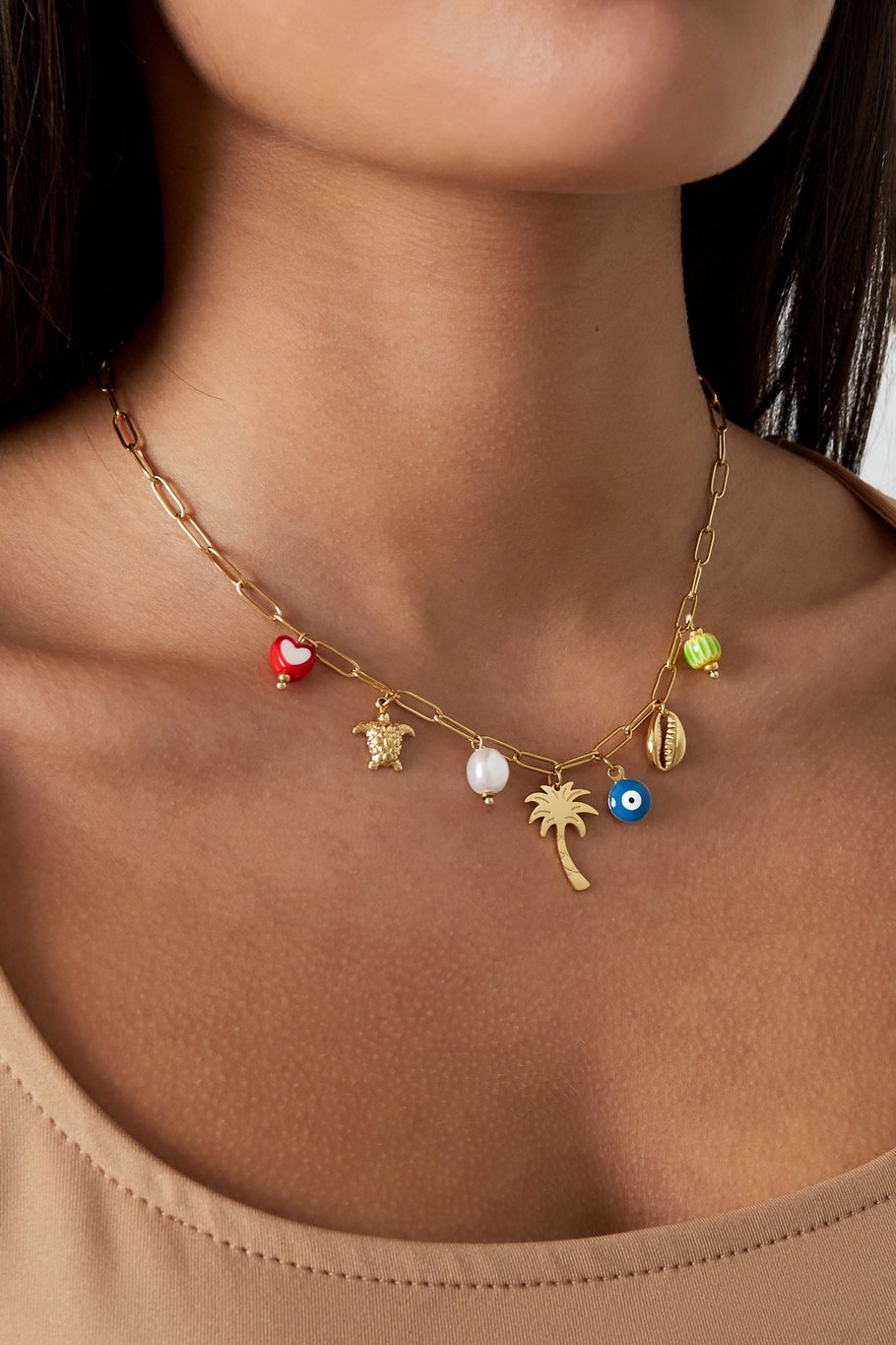 FRENCH RIVIERA | Aloha Spirit – tropical necklace made of surgical steel