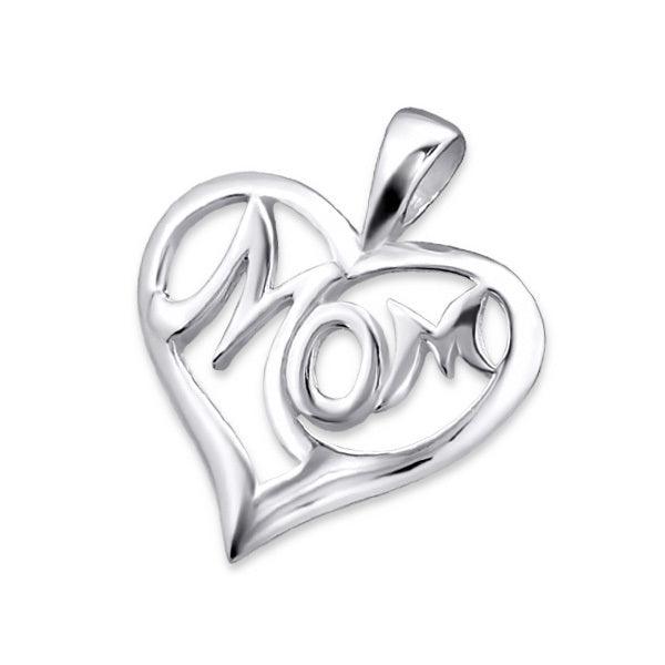 Hopeinen riipus, Mom (sydänriipus äidille)