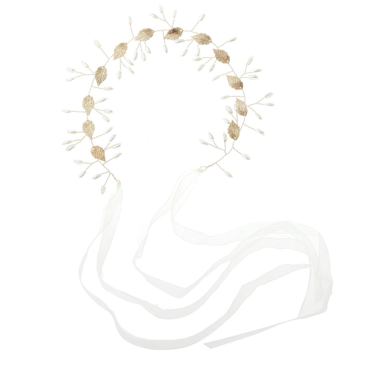 Hiuskoru, köynnös/ROMANCE, Gold Leafs Headpiece