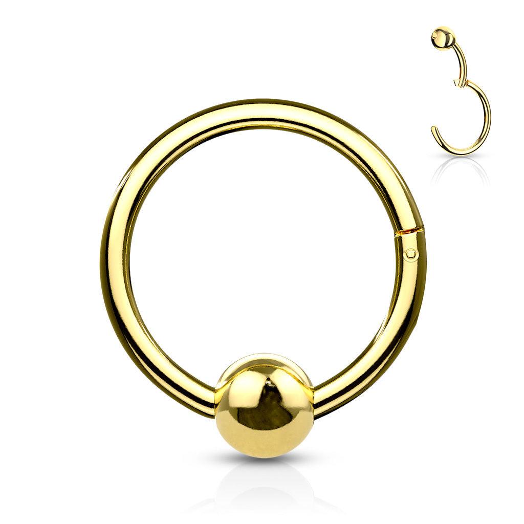PREMIUM COLLECTION|Kullanvärinen BCR clicker-lävistysrengas