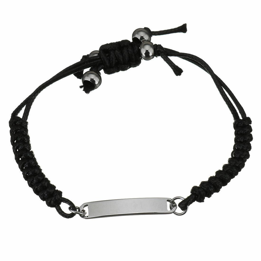Kirurginteräksinen rannekoru, Relaxed Black Bracelet