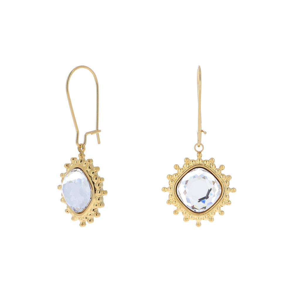 Korvakorut, BOHM PARIS|Boucles Charlotte avec cristal clair