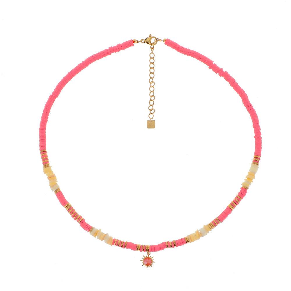 Kaulakoru, BOHM PARIS|Collier Surf avec cristal pink
