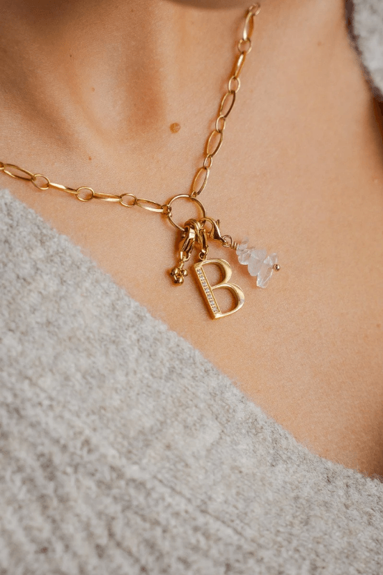 Maskotti/riipus, BOHM PARIS|Lockie Charm Cassy nuances beige