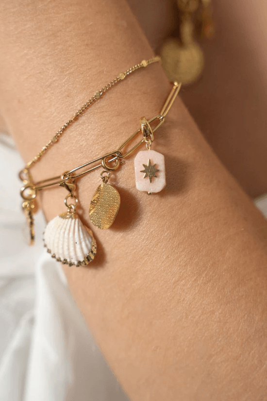 Mascot/pendant, BOHM PARIS|Lockie Charm Cassy nuances neutres
