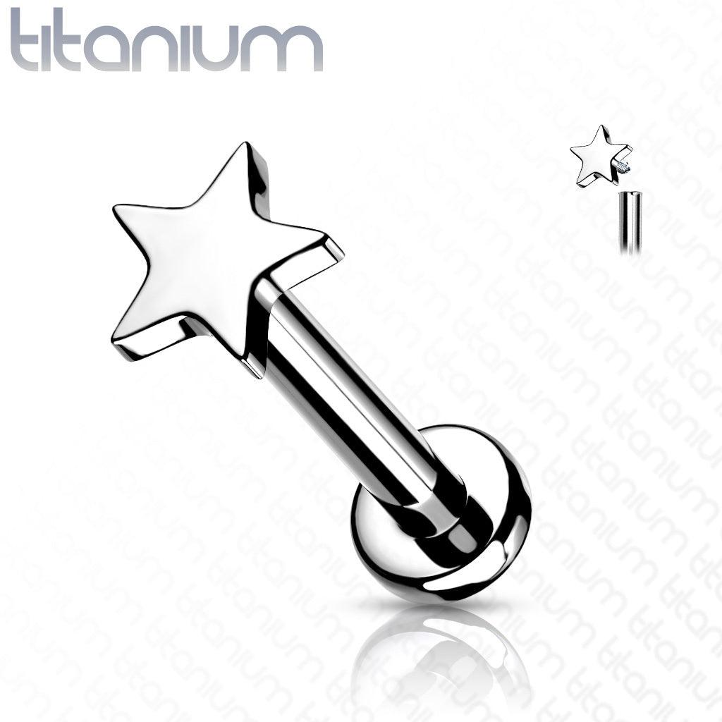 Rustokoru/traguskoru, Implant Grade Titanium Mini Star