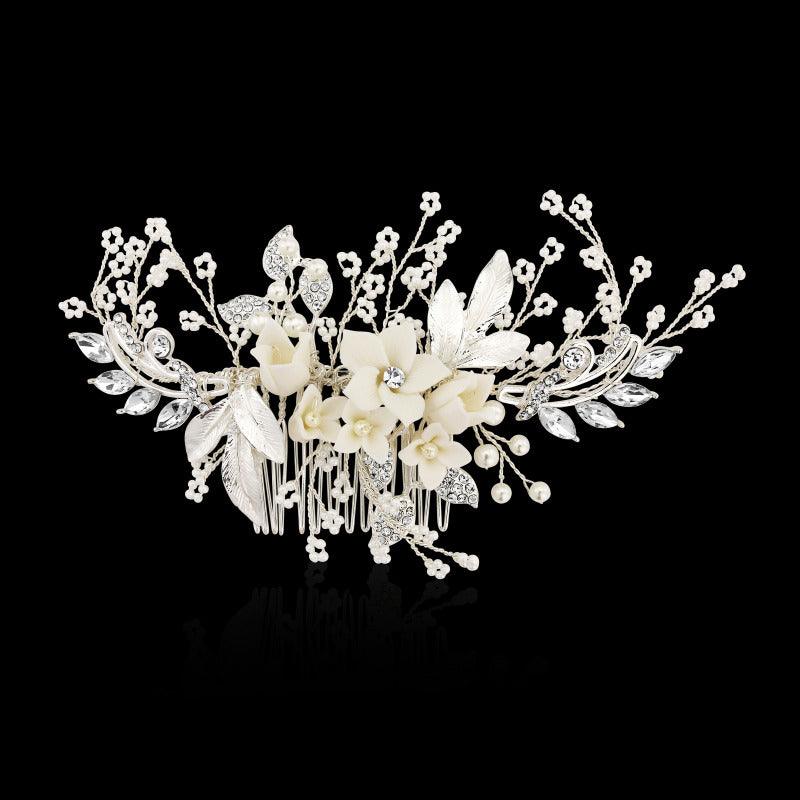 Hiuskoru, ATHENA BRIDAL|Blooming Jasmin Headpiece -Luxe Hair Comb